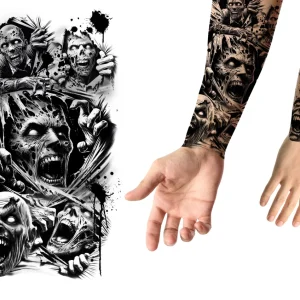 Plakbare Tattoos Zombie