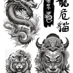Plaktattoos Asian