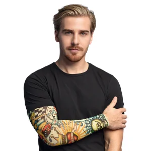 Tatoeage mouw Lucky Gambler