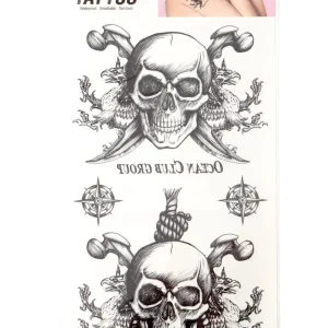 Plaktattoos Doodskop