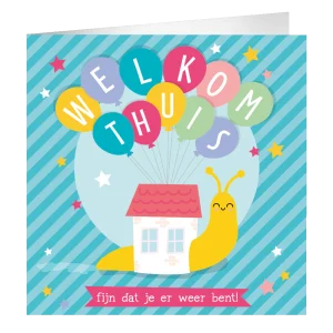 XL Wenskaart Welkom thuis
